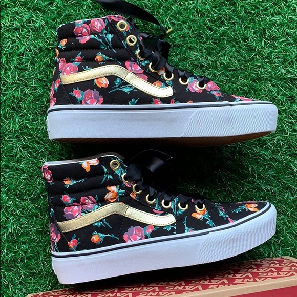 VANS SK8-Hi PLATFORM 2 Oversized Lace Floral/Tr M - Picture 16 of 16